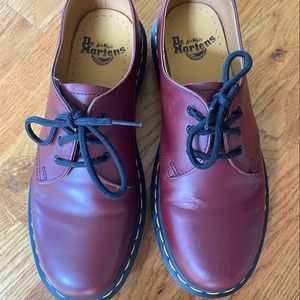 Dr. Martens 1461 Smooth Leather Oxford in Burgundy - Never Worn Doc Martens